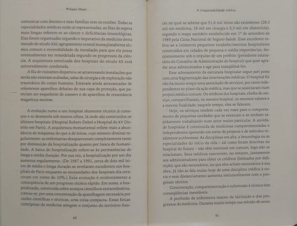 A irresponsabilidade médica