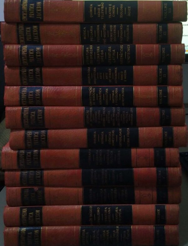 Enciclopédia Prática Jackson - 12 Volumes. W M Jackson