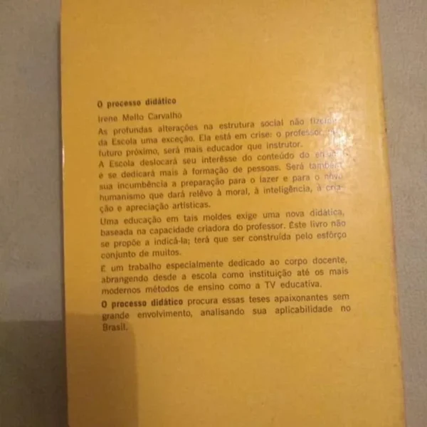 O Processo Didatico Carvalho Irene Mello