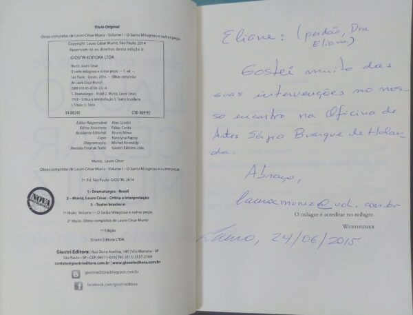 Obras completas de Lauro César Muniz SEM CAIXA - 4 Volumes