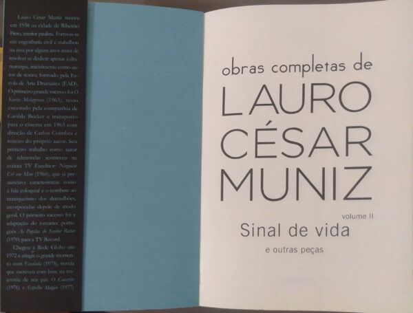 Obras completas de Lauro César Muniz SEM CAIXA - 4 Volumes