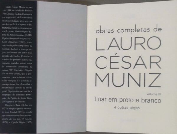 Obras completas de Lauro César Muniz SEM CAIXA - 4 Volumes