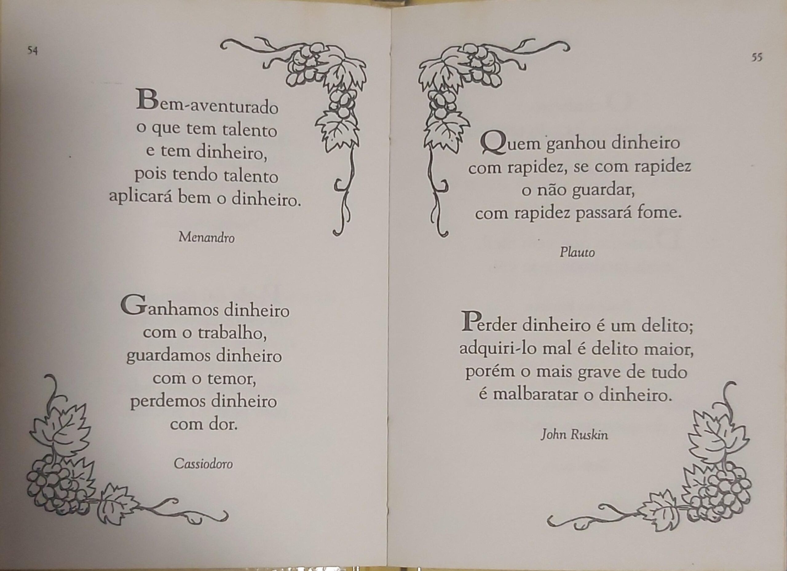Instantes de Reflexão 3 Instantes de Reflexão Dinheiro ©Meus Alfarrábios. 2025