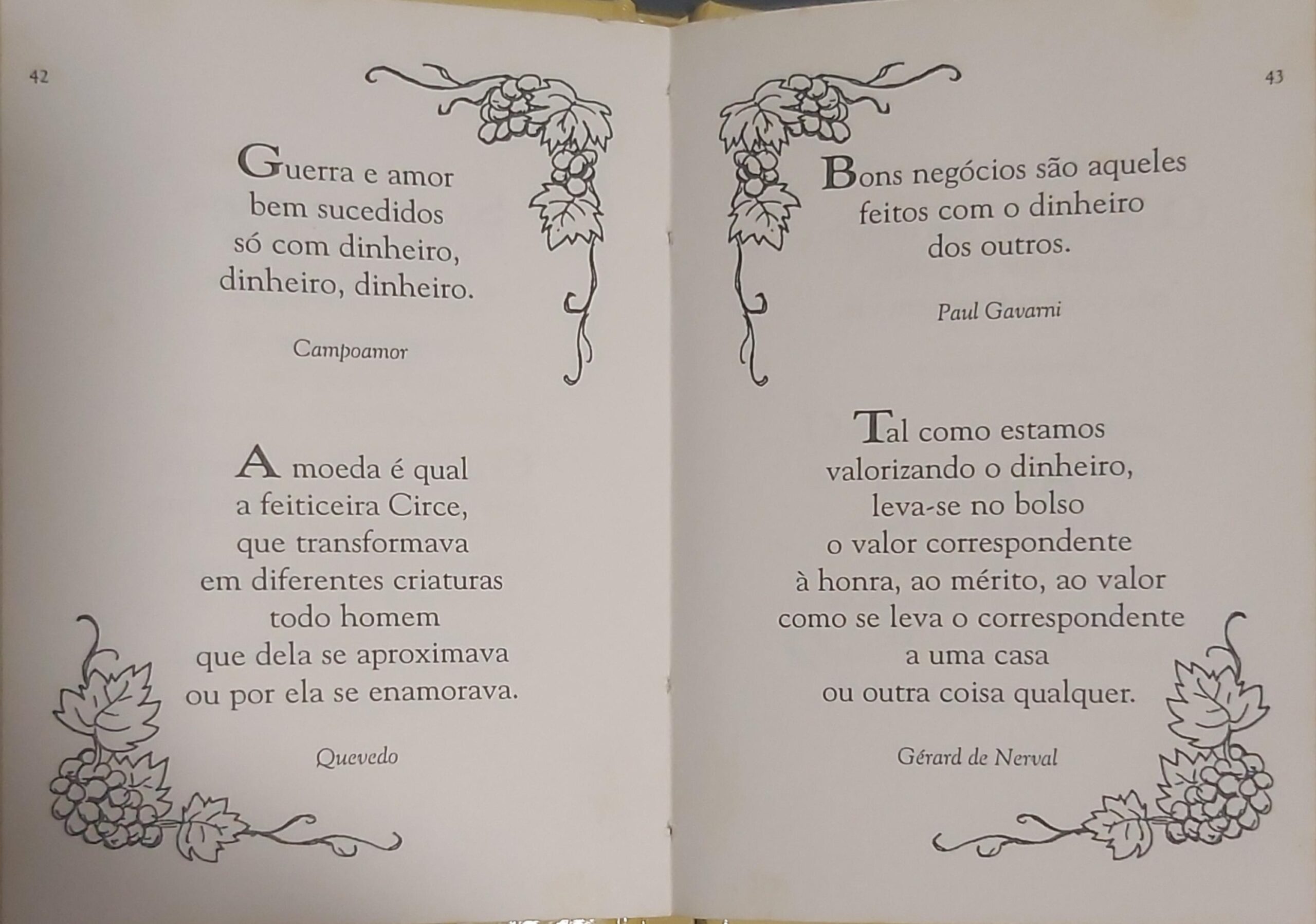 Instantes de Reflexão 4 Instantes de Reflexão Dinheiro ©Meus Alfarrábios. 2025